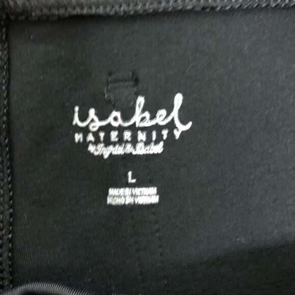 Isabel Black Maternity Pants Size L - Picture 3 of 6